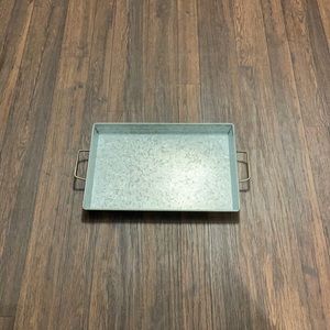 Galvanized 18" serving tray